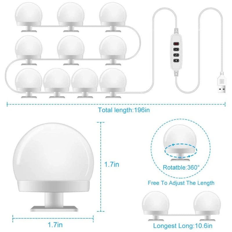 LED Light Makeup Mirror Bulbs