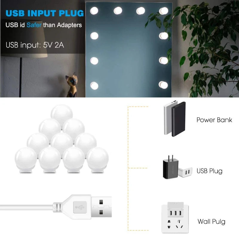 LED Light Makeup Mirror Bulbs