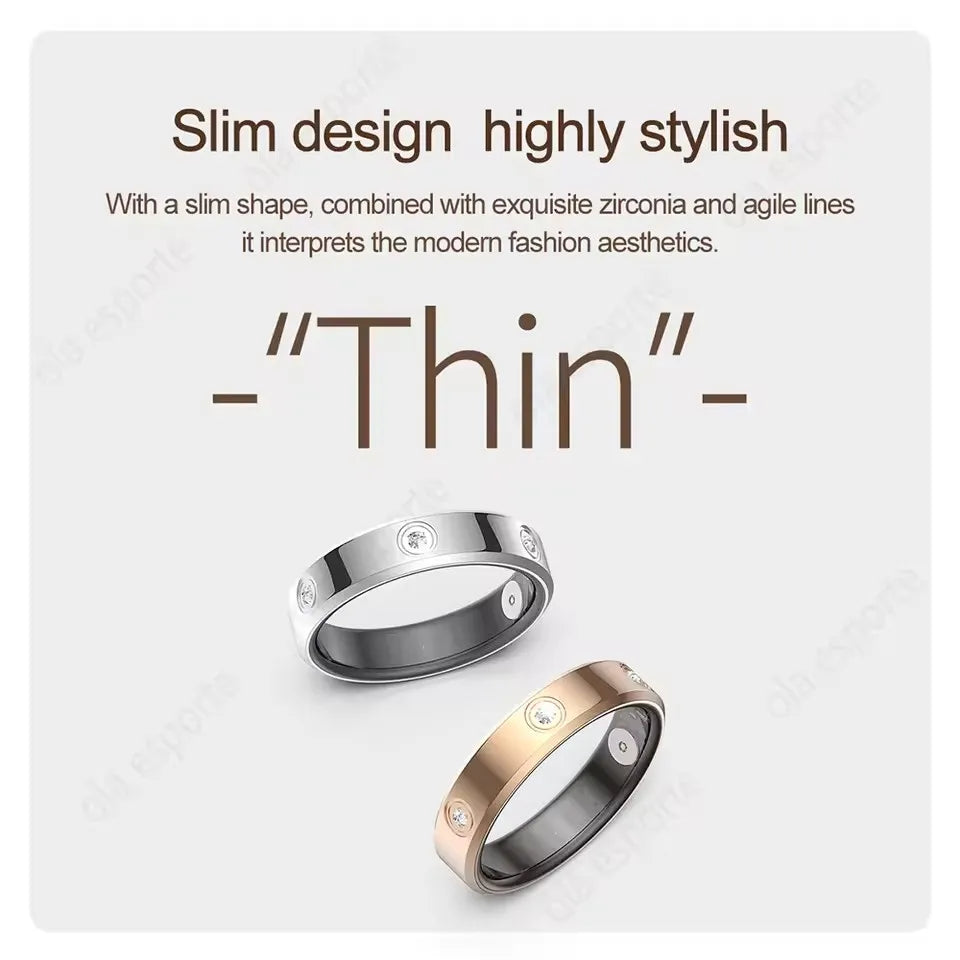 Diamond Fashion Women Smart Ring