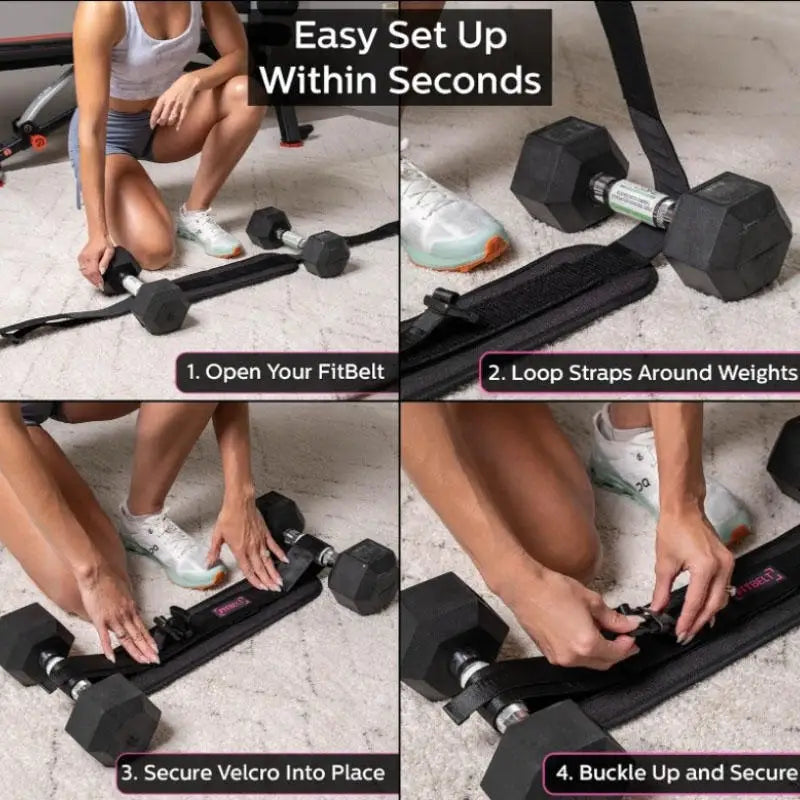 Yoga Exercise Dumbbells Waist Weight Belt