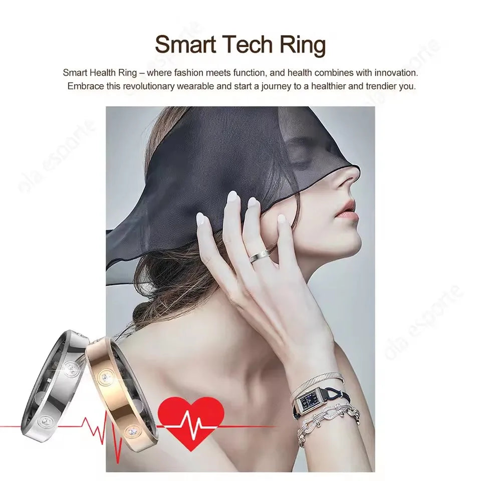 Diamond Fashion Women Smart Ring