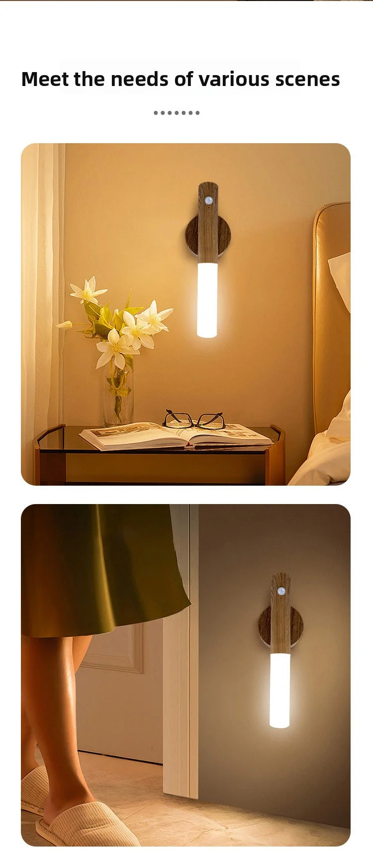 LED Night Light USB Charging Intelligent Human Induction