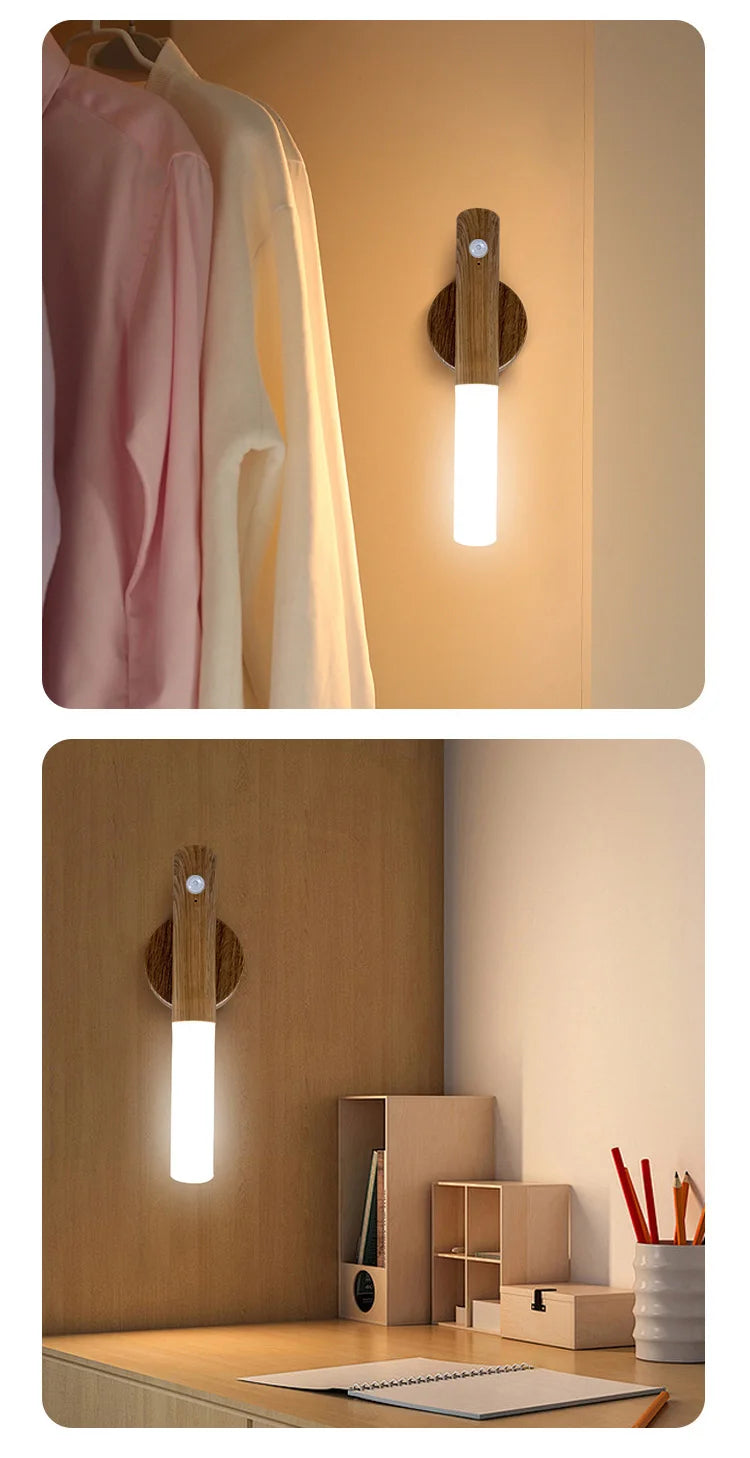 LED Night Light USB Charging Intelligent Human Induction