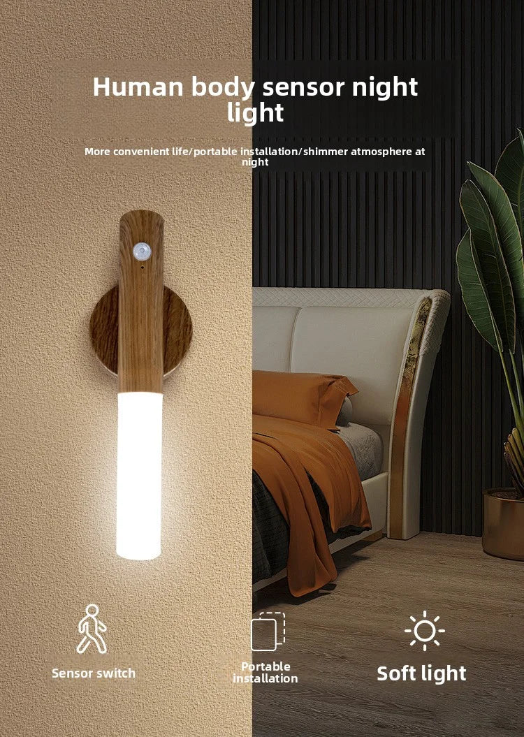 LED Night Light USB Charging Intelligent Human Induction