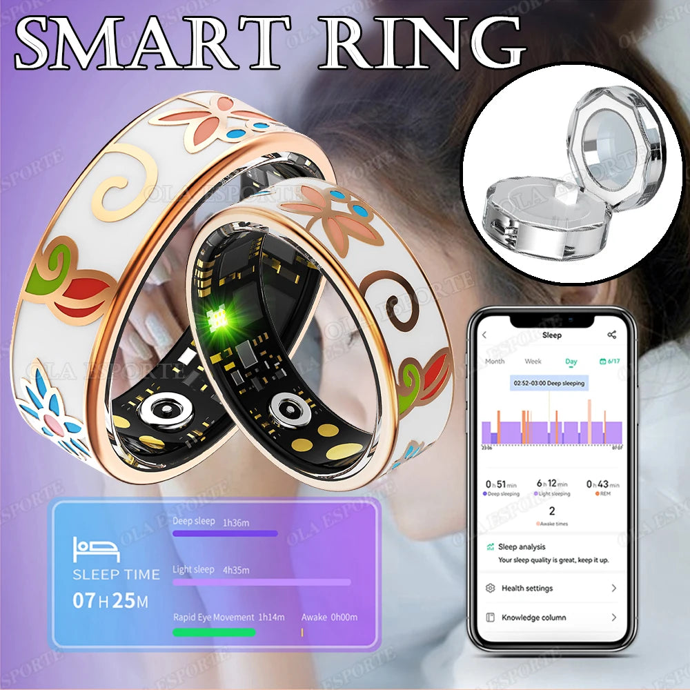 Diamond Fashion Women Smart Ring