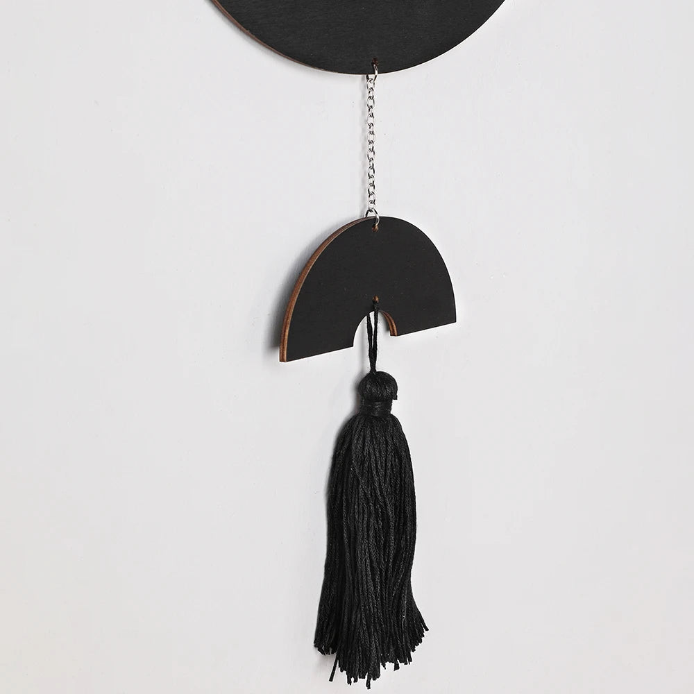 Boho Room Decor Black Wall Art